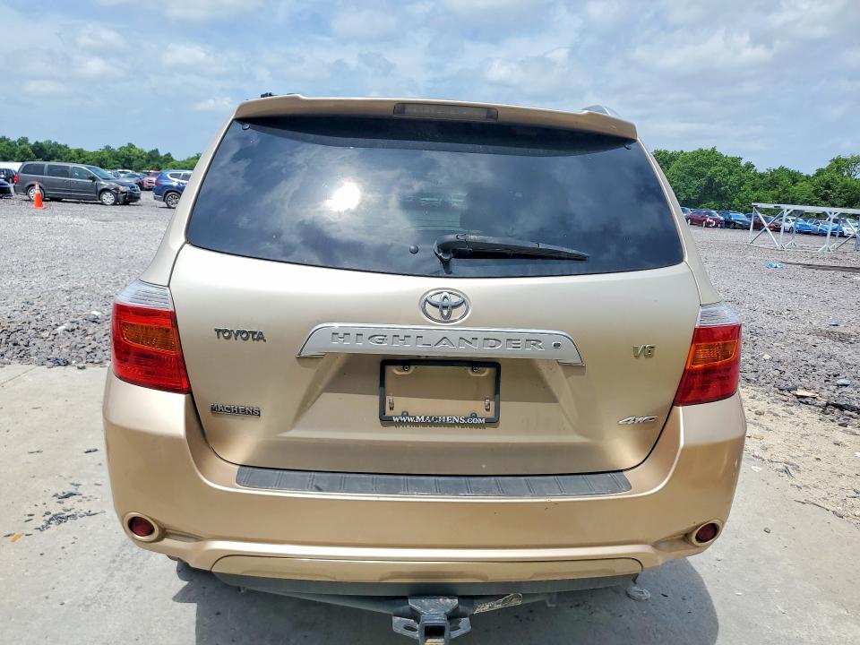 2008 Toyota Highlander VIN JTEES42A782101416 COPART salvage auction — FRONT END, MO - SALVAGE CERTIFICATE OF TITLE, sold $70 on 2026-07-21 (photo 6)