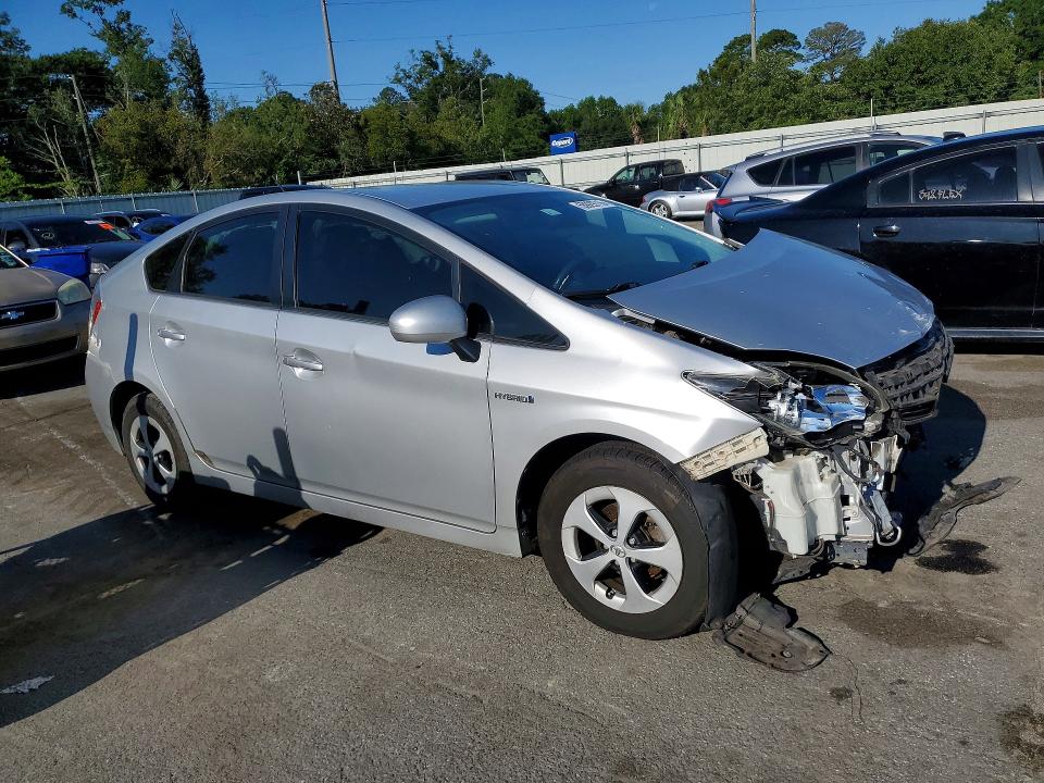2014 Toyota Prius VIN JTDKN3DU8E0386800 COPART salvage auction — FRONT END, Ga - Cert Of Title-Salvage, sold $1,200 on 2026-07-27 (photo 4)
