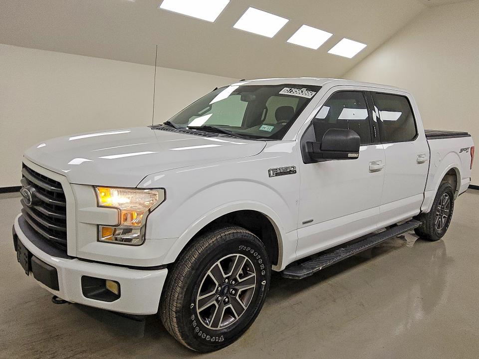 2017 Ford F-150 lightning VIN 1FTEW1EP8HKC80833 COPART salvage auction — MECHANICAL, Tx - Certificate Of Title, sold $7,100 on 2026-07-21 (photo 1)