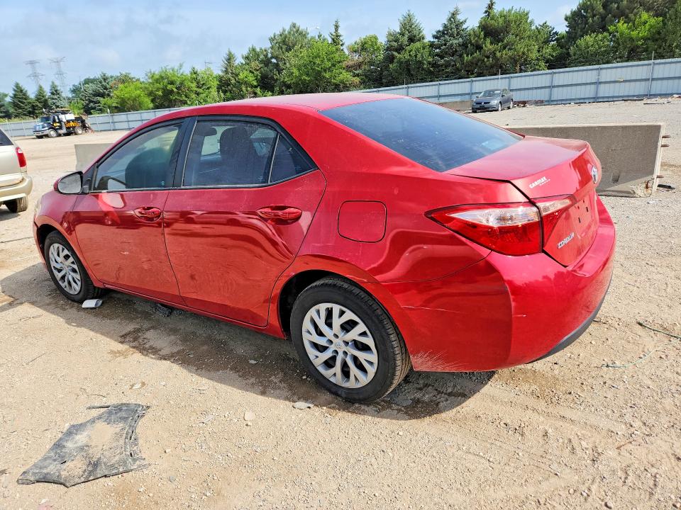 2017 Toyota Corolla VIN 5YFBURHE1HP666089 COPART salvage auction — REAR END, Il - Salvage Certificate, sold $2,550 on 2026-07-28 (photo 2)