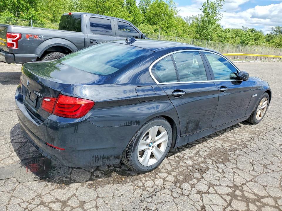 2013 BMW 5er VIN WBAXH5C50DDW12397 COPART salvage auction — MINOR DENT/SCRATCHES, Mi - Certificate Of Title, sold $2,700 on 2026-07-31 (photo 3)