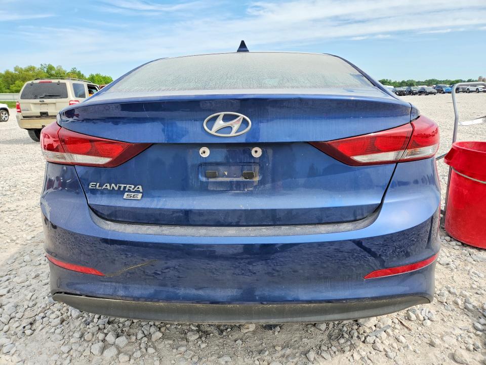 2017 Hyundai Elantra VIN 5NPD74LF0HH039884 COPART salvage auction — FRONT END, MI - CERTIFICATE OF TITLE, sold $900 on 2026-07-09 (photo 6)