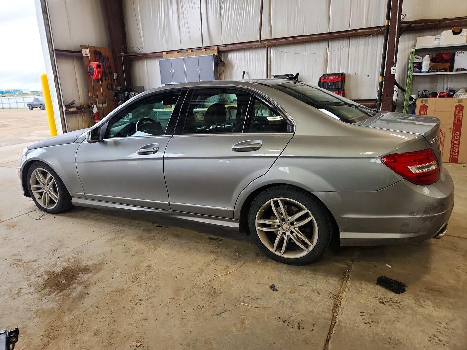 2014 Mercedes-benz C-klasse VIN WDDGF8ABXEA917496 COPART salvage auction — HAIL, AB - BOS - REBUILT, sold $3,400 on 2026-07-09 (photo 2)