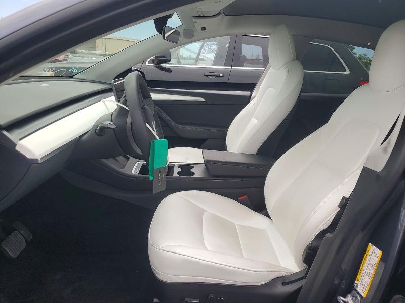 2022 Tesla Model y VIN 7SAYGDEE3NF537127 COPART salvage auction — REAR END, Ca - Salvage Certificate, sold $12,700 on 2026-07-16 (photo 7)