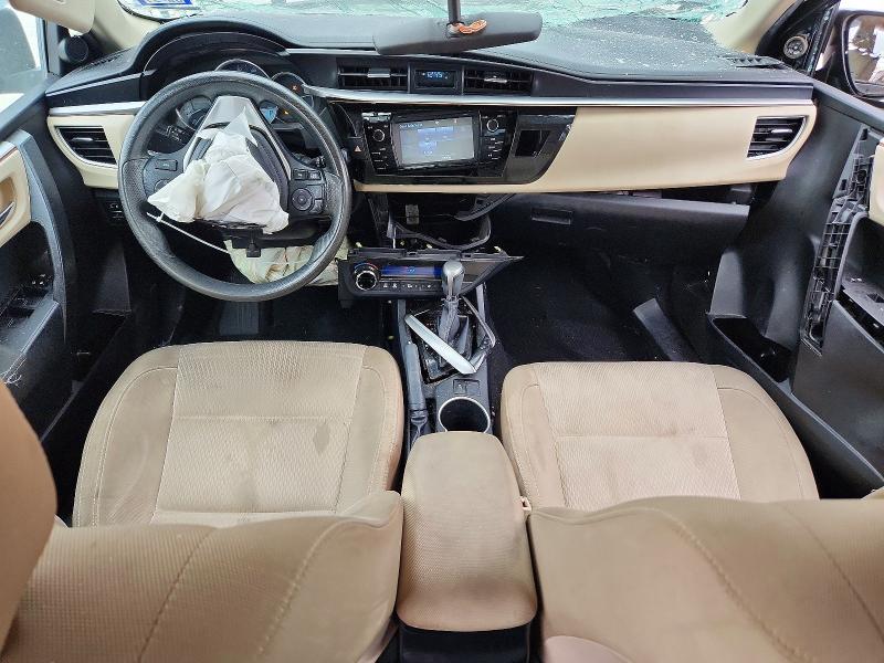 2016 Toyota Corolla VIN 2T1BURHE0GC619540 COPART salvage auction — SIDE, TX - SALVAGE VEHICLE TITLE (P), sold $950 on 2026-07-09 (photo 8)