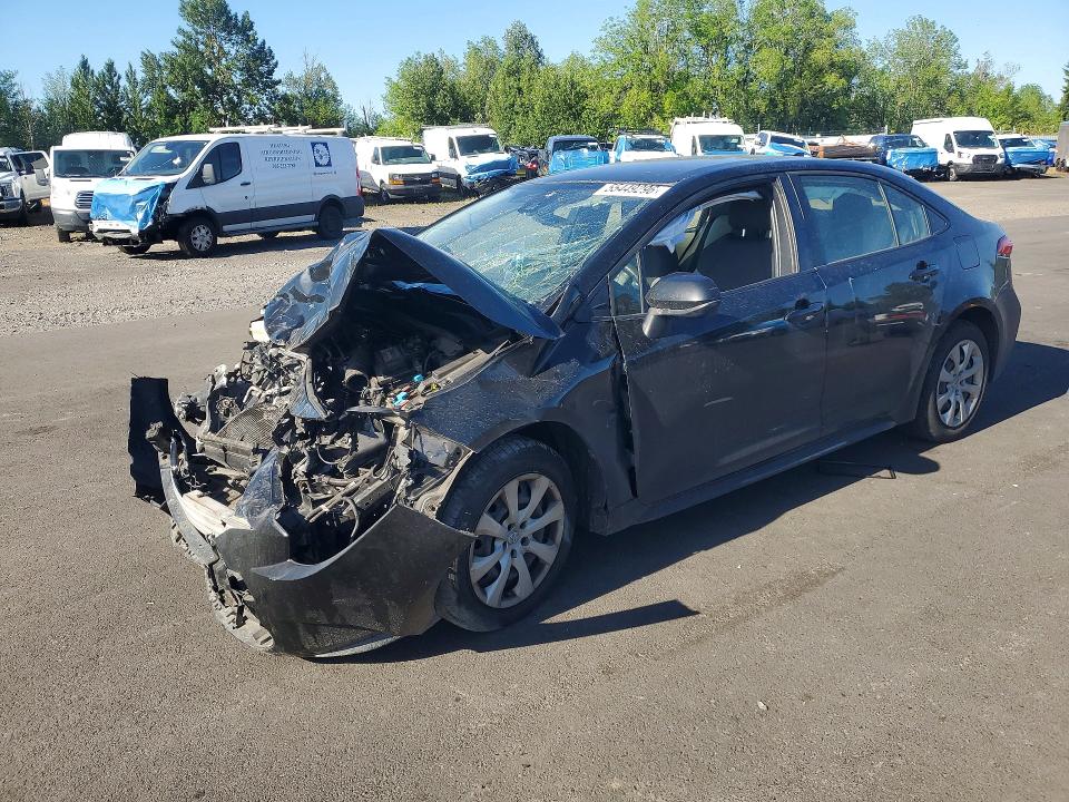 2020 Toyota Corolla VIN JTDEPRAE2LJ093859 COPART salvage auction — FRONT END, Or - Salvage Title Certificate, sold $600 on 2026-07-29 (photo 1)