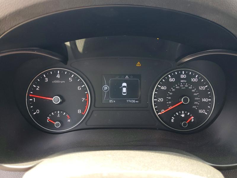 2018 Kia Optima VIN 5XXGU4L37JG272075 COPART salvage auction — FRONT END, Salvage Title, sold $125 on 2026-07-21 (photo 9)