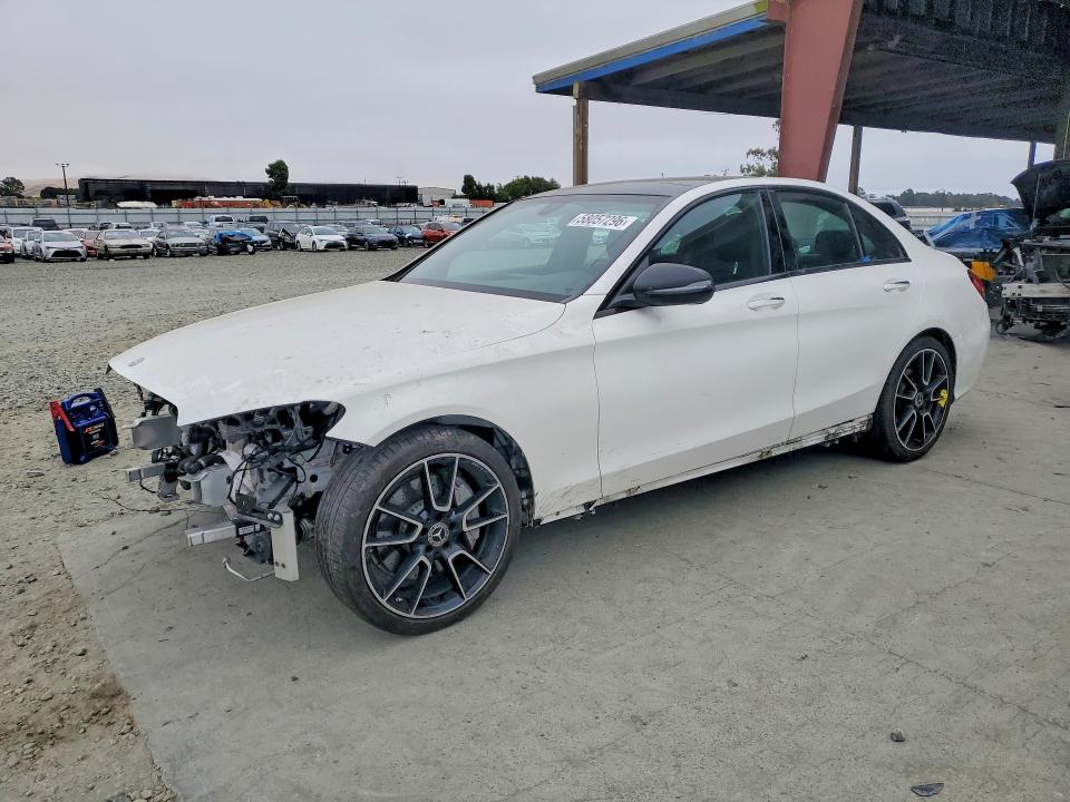 2019 Mercedes-benz C class VIN 55SWF8DBXKU294271 — COPART salvage auction photo