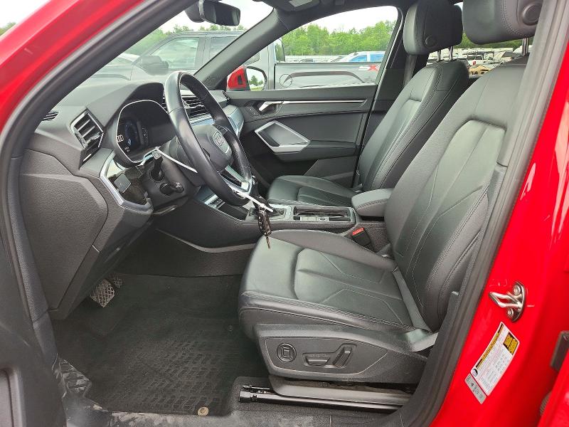 2022 Audi Q3 VIN WA1AUCF36N1149083 COPART salvage auction — ROOF, Nj - Cert Of Title-Salvage, sold $8,700 on 2026-07-31 (photo 7)