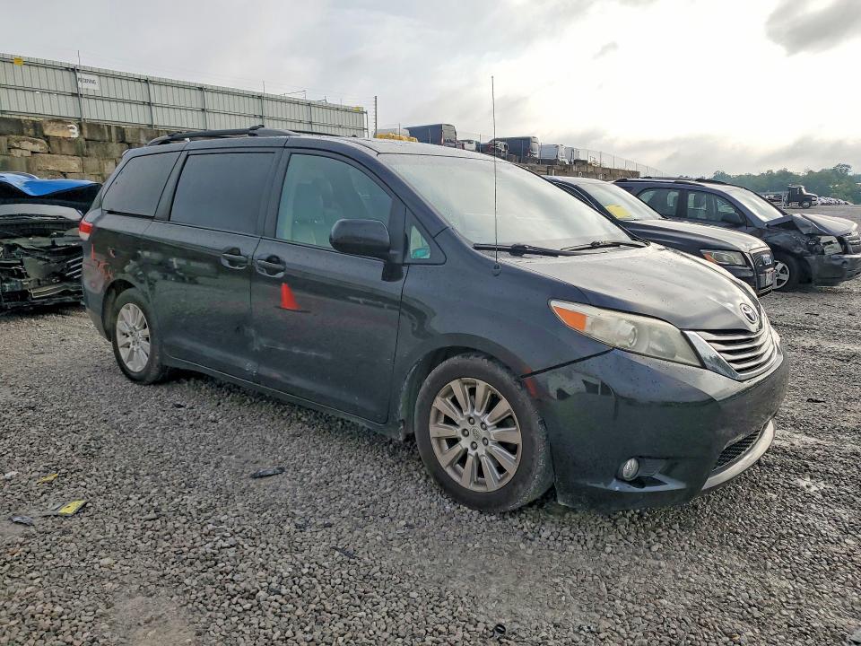 2011 Toyota Sienna VIN 5TDDK3DC6BS028466 COPART salvage auction — FRONT END, KY - CERT OF TITLE-SALVAGE, sold $2,700 on 2026-07-31 (photo 4)