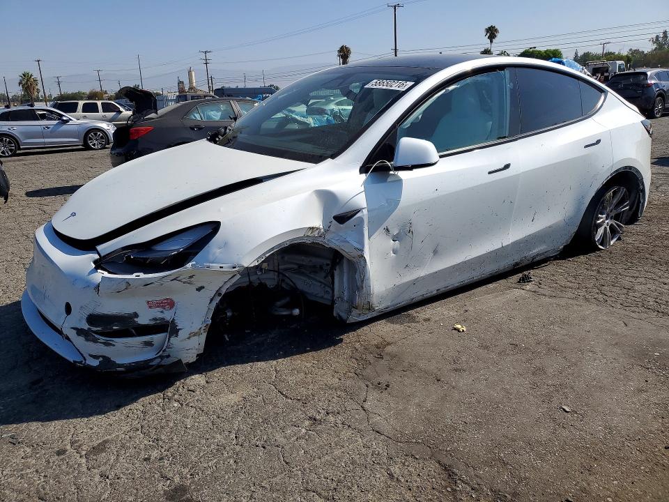 2024 Tesla VIN 7SAYGAEE4RF048305 COPART salvage auction — FRONT END, Ca - Salvage Certificate, sold $6,900 on 2026-07-06 (photo 1)