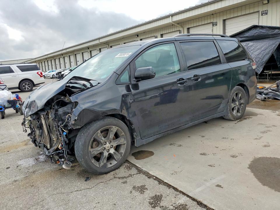 2011 Toyota Sienna VIN 5TDXK3DC5BS029363 COPART salvage auction — FRONT END, Fl - Cert Of Title Slvg Rebuildable, sold $900 on 2026-07-06 (photo 1)