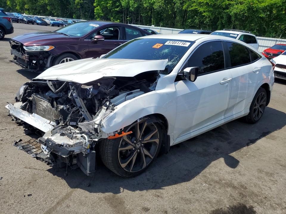 2019 Honda Civic VIN 2HGFC2F87KH592443 COPART salvage auction — ALL OVER, Sc - Salvage Title, sold $125 on 2026-07-28 (photo 1)