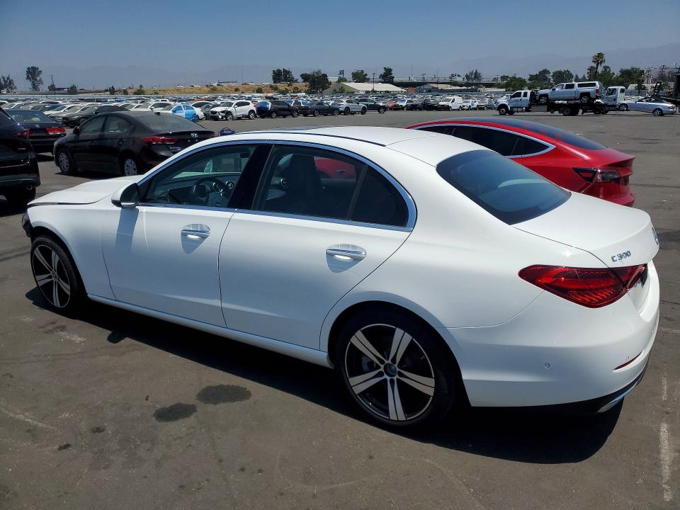 2025 Mercedes-benz C class VIN W1KAF4HBXSR258434 COPART salvage auction — FRONT END, CA - SALVAGE CERTIFICATE (P), sold $19,500 on 2026-07-27 (photo 2)