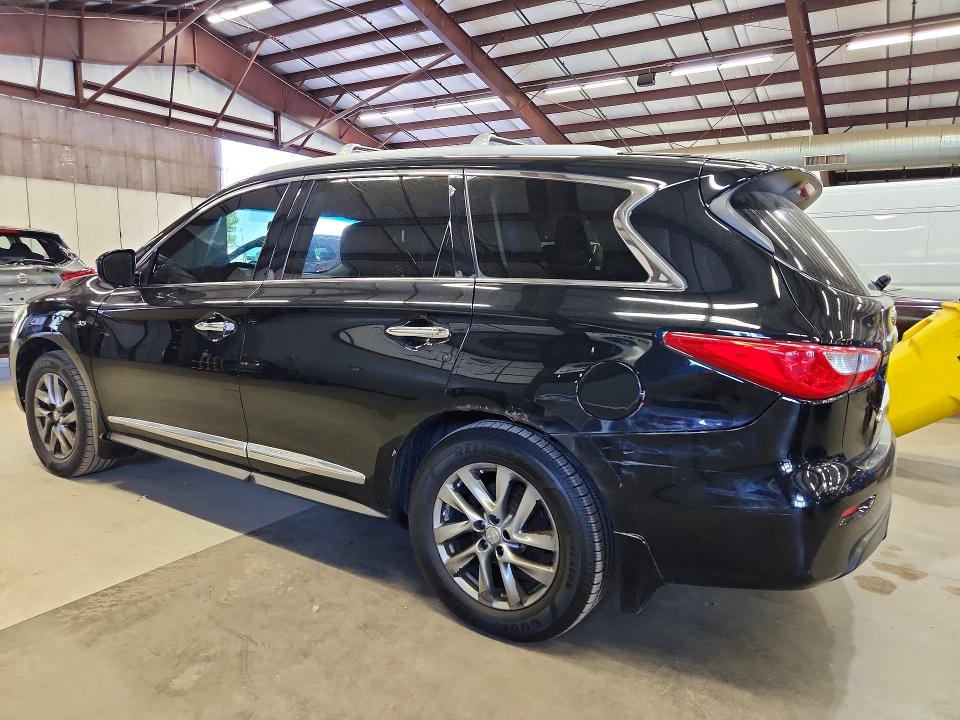 2015 Infiniti Qx60 VIN 5N1AL0MM5FC559135 COPART salvage auction — REAR END, Wv - Certificate Of Title, sold $2,900 on 2026-07-09 (photo 2)