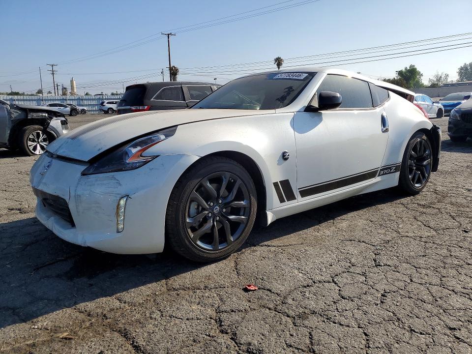 2019 Nissan 370z VIN JN1AZ4EH0KM420680 COPART salvage auction — FRONT END, Ca - Salvage Certificate, sold $4,600 on 2026-07-16 (photo 1)