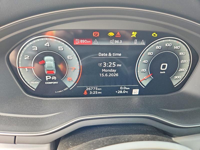 2025 Audi VIN WAUFAAF42SN001435 COPART salvage auction — FRONT END, Ab - Bos - Salvage, sold $9,800 on 2026-07-30 (photo 9)
