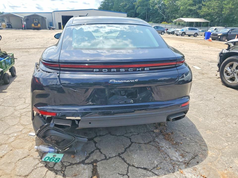 2025 Porsche Panamera VIN WP0AE2YA3SL046034 COPART salvage auction — REAR END, Ga - Cert Of Title-Salvage, sold $49,250 on 2026-08-06 (photo 6)