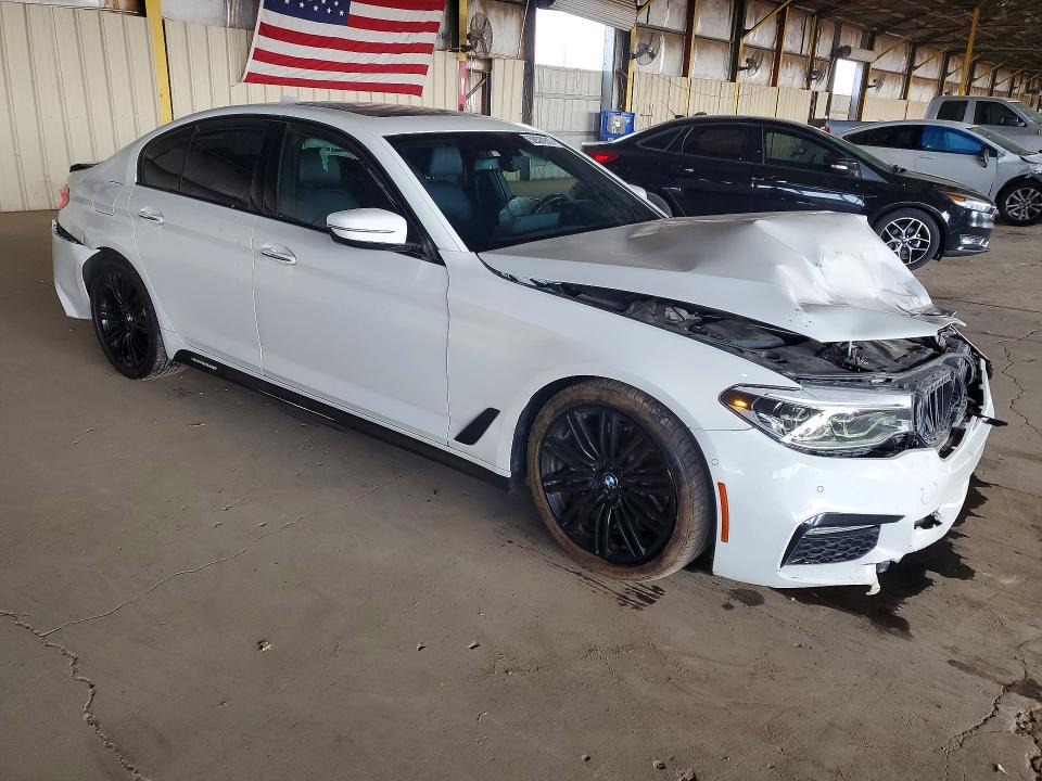 2017 BMW 5er VIN WBAJE5C30HG916458 COPART salvage auction — FRONT END, Az - Cert Of Title - Salvage, sold $3,800 on 2026-07-22 (photo 4)