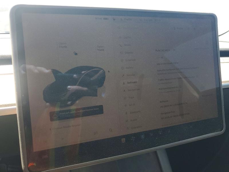 2023 Tesla Model 3 VIN 5YJ3E1EAXPF616161 COPART salvage auction — FRONT END, IN - CERT OF TITLE-SALVAGE TITLE, sold $5,300 on 2026-07-16 (photo 9)