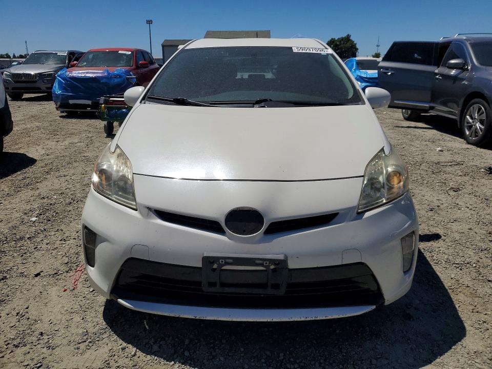 2013 Toyota Prius VIN JTDKN3DU4D5599132 COPART salvage auction — MECHANICAL, CA - SALVAGE CERTIFICATE, sold $3,850 on 2026-07-14 (photo 5)