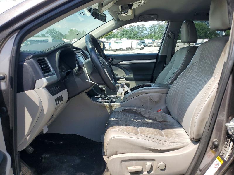 2015 Toyota Highlander VIN 5TDBKRFH9FS157195 COPART salvage auction — FRONT END, Mt - Certificate Of Title (P), sold $5,900 on 2026-08-01 (photo 7)