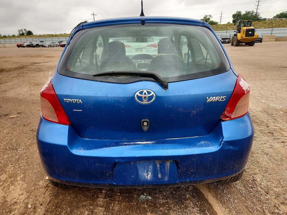 2008 Toyota Yaris VIN JTDJT923785197187 COPART salvage auction — FRONT END, Co - Bill Of Sale-Parts Only, sold $475 on 2026-07-13 (photo 6)
