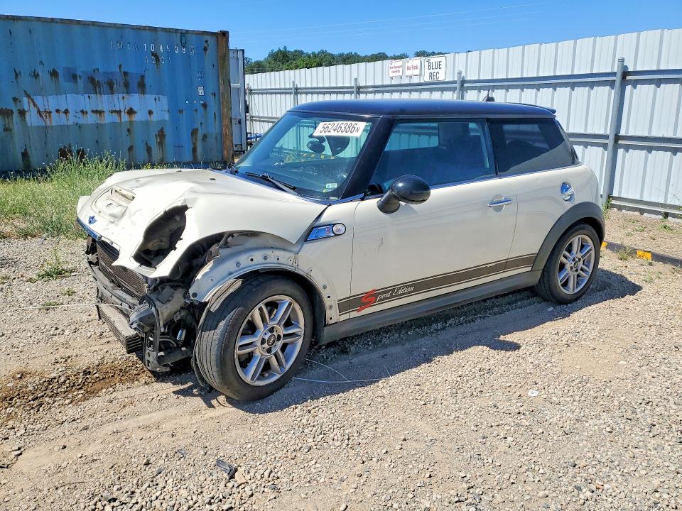 2012 Mini Cooper VIN WMWSV3C55CTY18875 COPART salvage auction — FRONT END, Ca - Salvage Certificate, sold $325 on 2026-08-07 (photo 1)