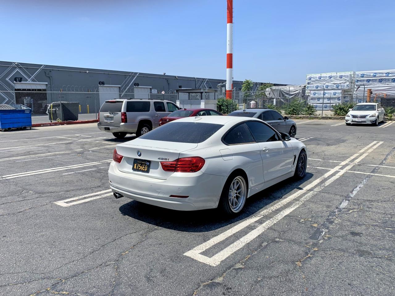 2015 BMW 4 Series VIN WBA3N7C57FK225427 COPART salvage auction — Front End, CA - DIS/DLR/EXP ONLY CLEAN TITLE (P), sold $1,050 on 2026-07-01 (photo 3)
