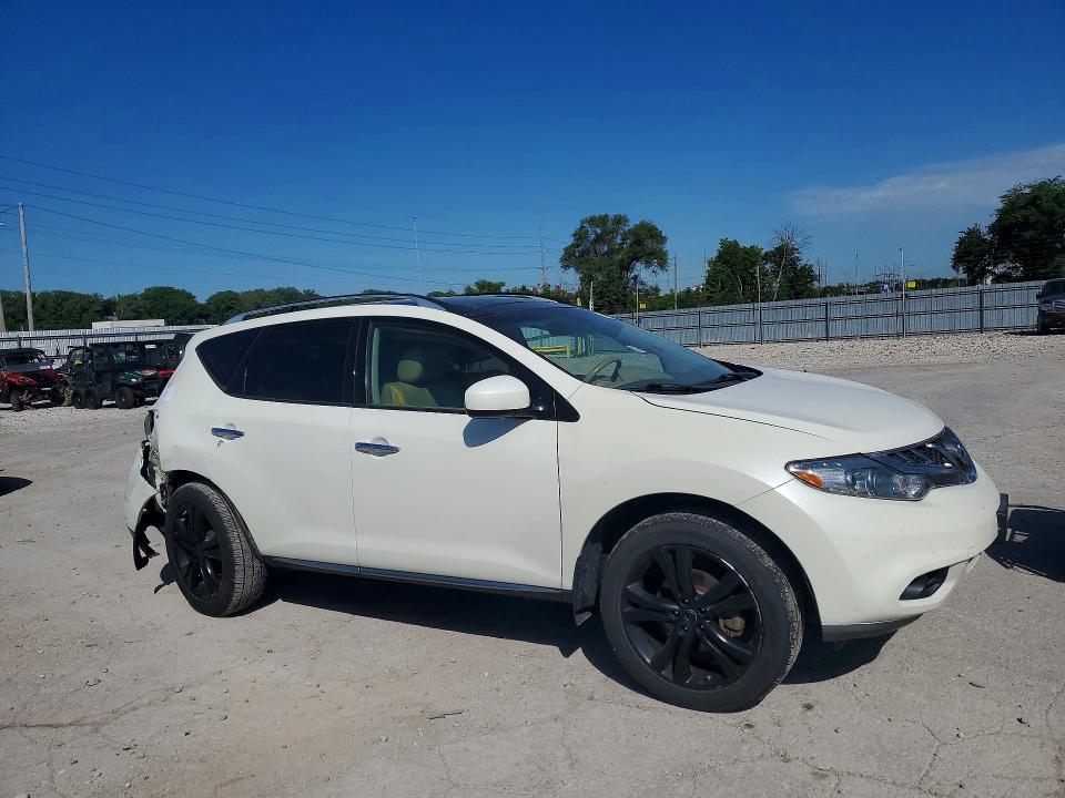 2011 Nissan Murano VIN JN8AZ1MW6BW152593 COPART salvage auction — REAR END, IA - CERT OF TITLE-SALVAGE TITLE, sold $500 on 2026-07-24 (photo 4)