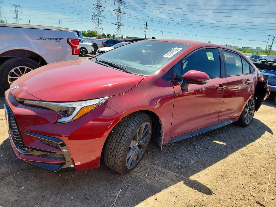 2026 Toyota VIN JTDBDMHE0T3030395 COPART salvage auction — REAR END, Wv - Salvage Certificate, sold $12,800 on 2026-07-28 (photo 1)