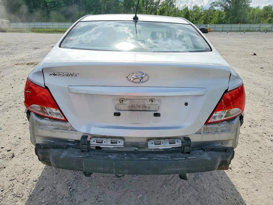 2016 Hyundai Accent VIN KMHCT4AE3GU122355 COPART salvage auction — REAR END, Pa - Certificate Of Salvage, sold $925 on 2026-07-06 (photo 6)