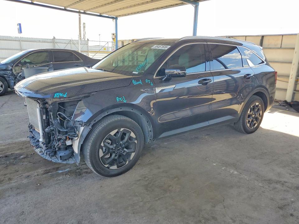 2025 Kia Sorento VIN 5XYRL4JC9SG346415 — COPART salvage auction photo