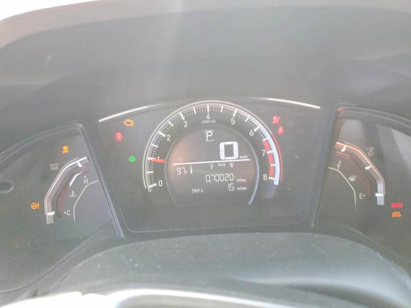 2018 Honda VIN SHHFK7H42JU404861 COPART salvage auction — FRONT END, Ca - Salvage Certificate, sold $4,050 on 2026-07-02 (photo 9)
