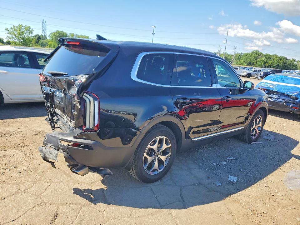 2020 Kia Telluride VIN 5XYP3DHCXLG025028 COPART salvage auction — REAR END, Mi - Certificate Of Title, sold $4,850 on 2026-07-14 (photo 3)