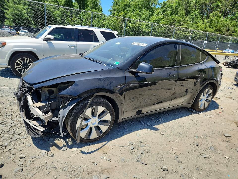 2020 Tesla Model y VIN 5YJYGDEE5LF043054 COPART salvage auction — FRONT END, Md - Cert Of Salvage > 75% Damage, sold $4,800 on 2026-07-31 (photo 1)