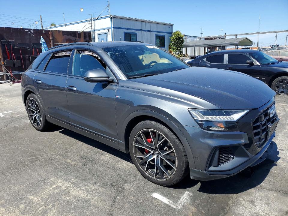 2019 Audi Q8 VIN WA1FVAF17KD025677 COPART salvage auction — FRONT END, Ca - Salvage Certificate, sold $275 on 2026-07-31 (photo 4)
