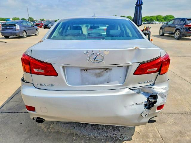 2008 Lexus Is VIN JTHBK262282082349 COPART salvage auction — REAR END, Tx - Salvage Vehicle Title, sold $550 on 2026-07-13 (photo 6)