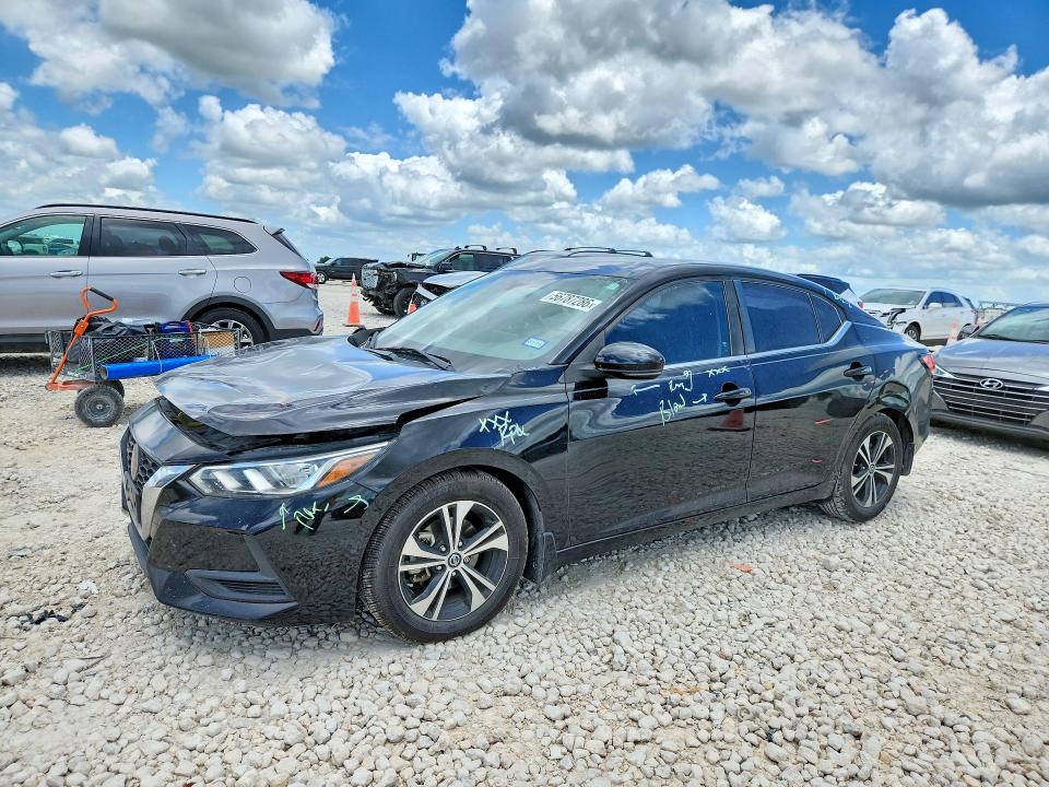 2020 Nissan Sentra VIN 3N1AB8CV8LY274807 COPART salvage auction — FRONT END, Tx - Salvage Vehicle Title, sold $2,900 on 2026-07-09 (photo 1)