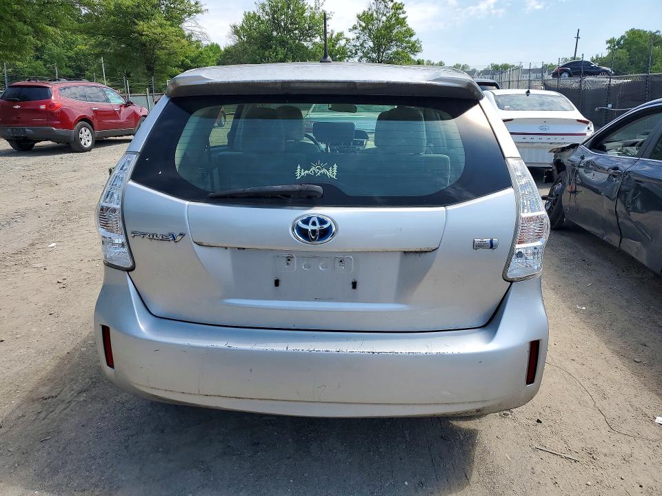 2013 Toyota Prius v VIN JTDZN3EU3D3211994 COPART salvage auction — SIDE, Salvage Title, sold $1,850 on 2026-07-09 (photo 6)