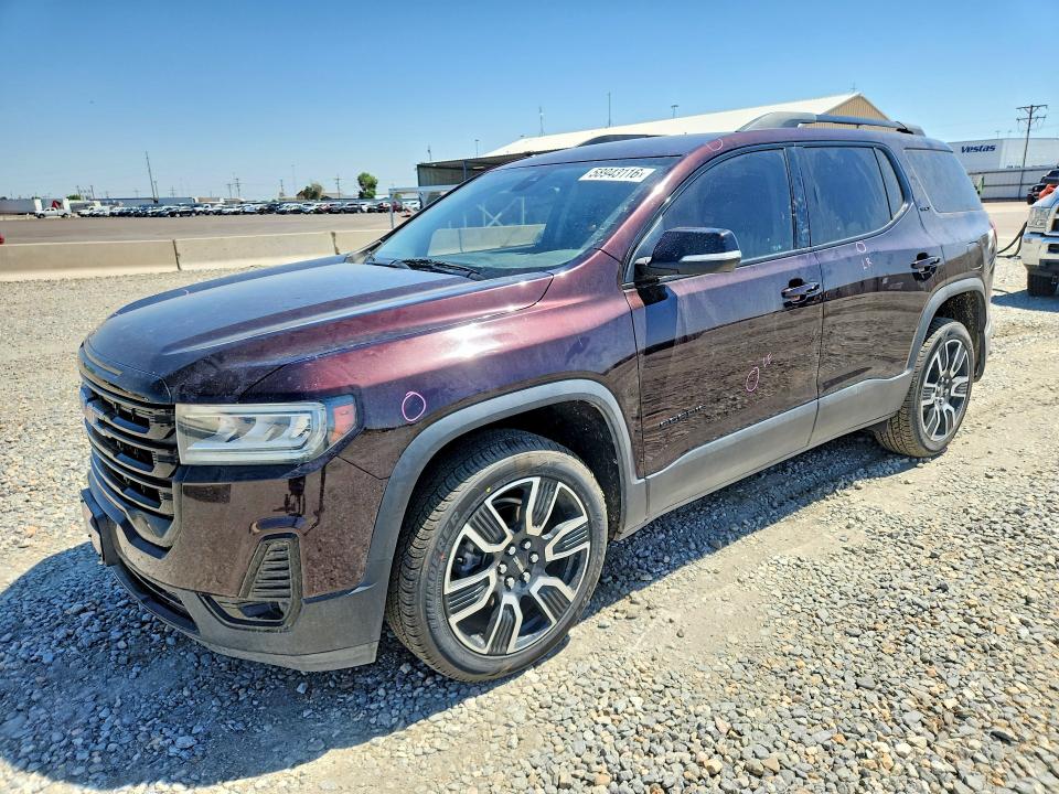 2021 Gmc Acadia VIN 1GKKNML47MZ125499 COPART salvage auction — REAR END, Ks - Cert Of Title-Salvage, sold $4,850 on 2026-08-27 (photo 1)