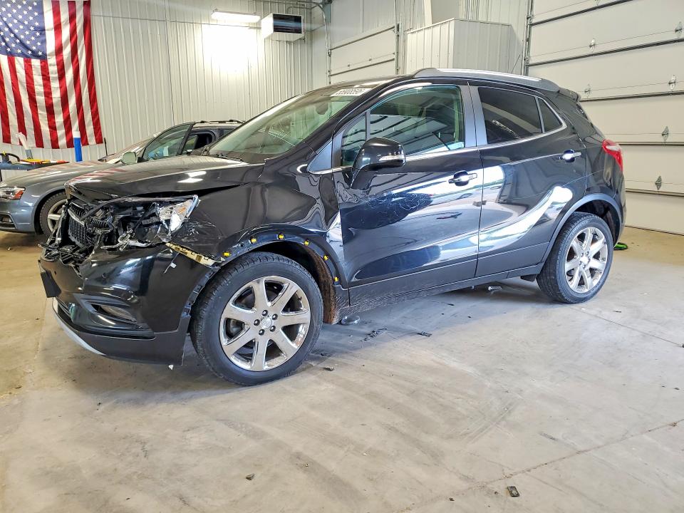2017 Buick Encore VIN KL4CJHSMXHB076716 COPART salvage auction — FRONT END, Mn - Cert Of Title-Salvage, sold $1,950 on 2026-07-09 (photo 1)