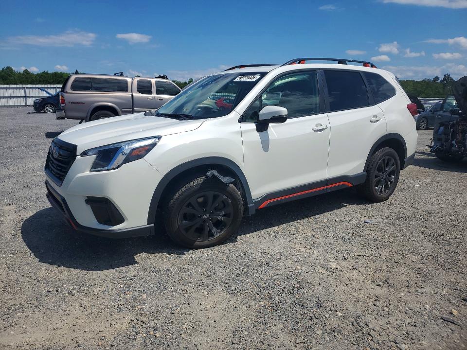 2022 Subaru Forester VIN JF2SKAJCXNH449052 COPART salvage auction — UNDERCARRIAGE, Va - Cert Of Title - Salvage, sold $7,900 on 2026-07-29 (photo 1)
