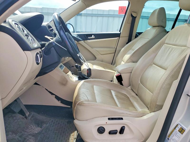 2012 Volkswagen Tiguan VIN WVGBV7AX1CW580841 COPART salvage auction — UNDERCARRIAGE, Va - Cert Of Title - Salvage, sold $1,500 on 2026-07-08 (photo 7)