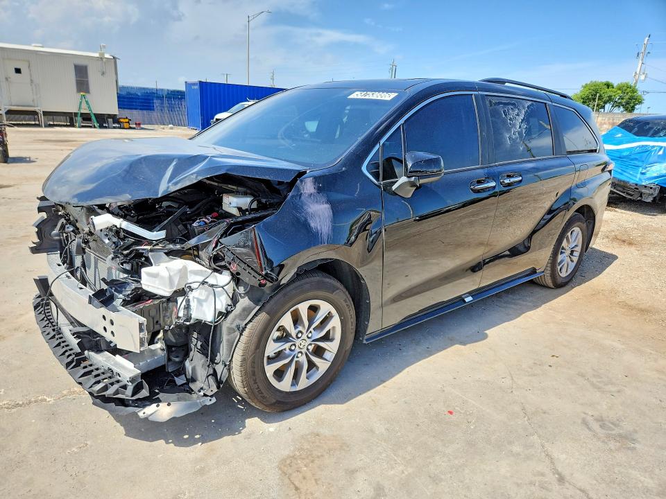 2026 Toyota Sienna VIN 5TDYRKEC8TS296300 COPART salvage auction — FRONT END, VA - CERTIFICATE OF TITLE, sold $19,500 on 2026-07-15 (photo 1)