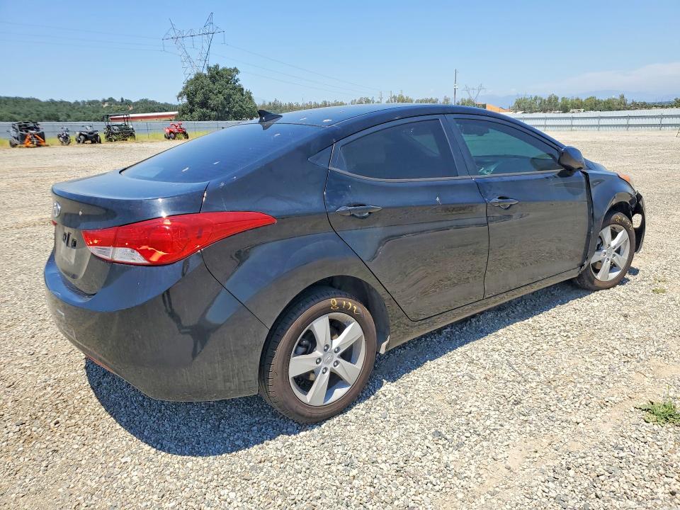 2012 Hyundai VIN KMHDH4AEXCU213610 COPART salvage auction — FRONT END, Ca - Salvage Certificate, sold $1,200 on 2026-07-24 (photo 3)