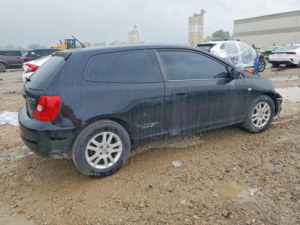2002 Honda Civic VIN SHHEP33682U311293 COPART salvage auction — FRONT END, Ks - Cert Of Title-Salvage, sold $675 on 2026-07-23 (photo 3)