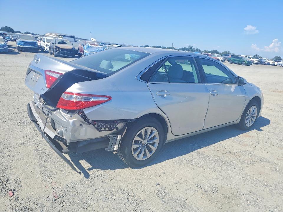 2017 Toyota Camry VIN 4T1BF1FK3HU657395 COPART salvage auction — REAR END, Ca - Salvage Certificate, sold $4,100 on 2026-07-02 (photo 3)