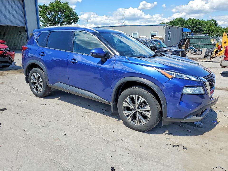 2021 Nissan Rogue VIN JN8AT3BB5MW222536 COPART salvage auction — SIDE, Pa - Certificate Of Salvage, sold $700 on 2026-07-29 (photo 4)