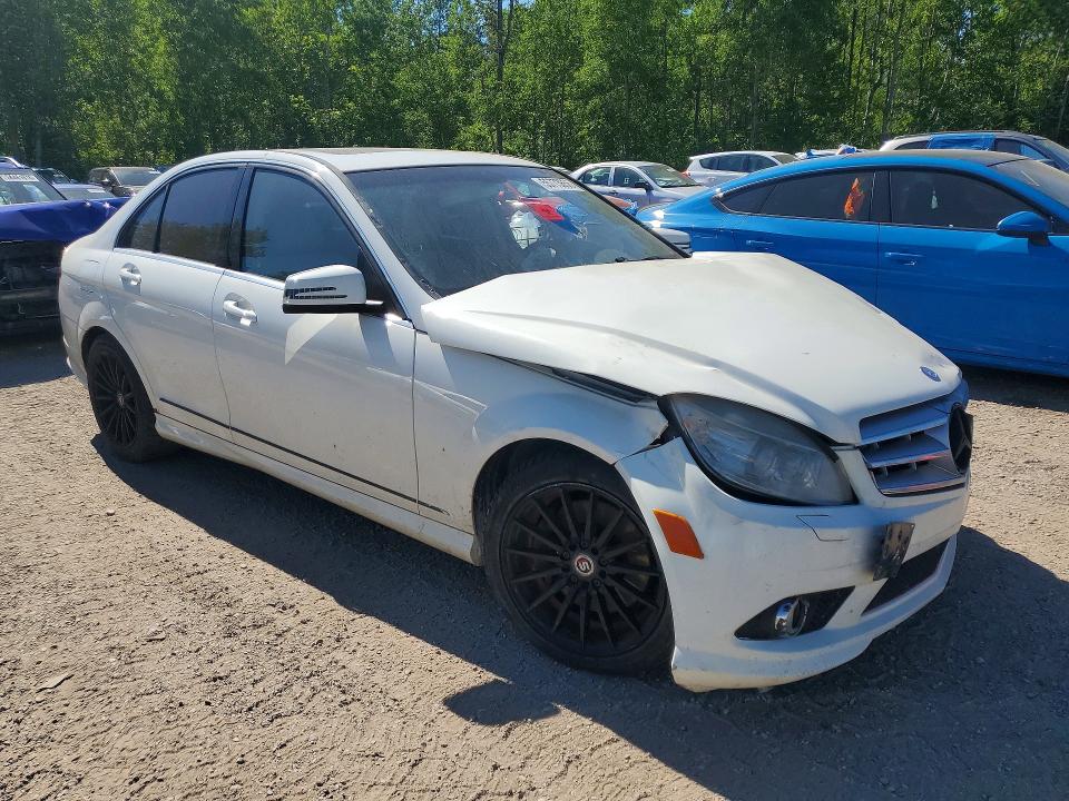 2010 Mercedes-benz C-klasse VIN WDDGF8BB1AF454062 COPART salvage auction — FRONT END, On - Permit No Brand - Unfit, sold $625 on 2026-07-16 (photo 4)
